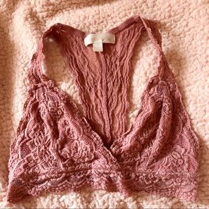 Pink bralette
